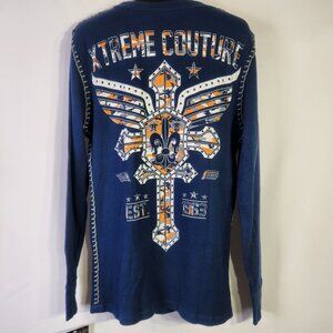 NWT EXTREME COUTURE AFFLICTION Thermal Tee Soldier of Faith – LG Made in China